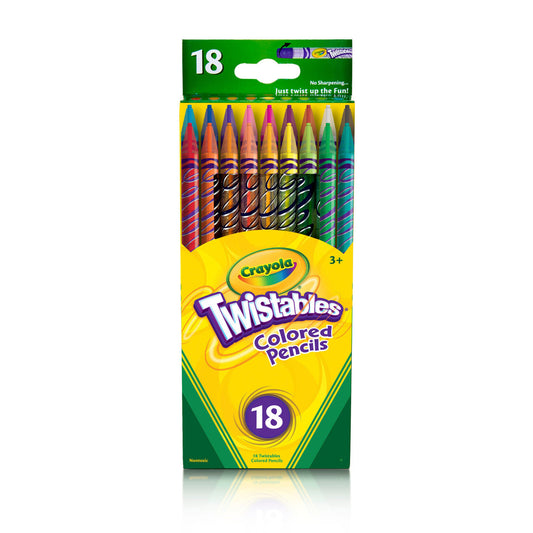TWISTABLES COLORED PENCILS PQT. 18
