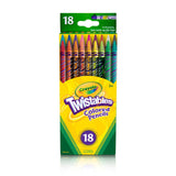 TWISTABLES COLORED PENCILS PQT. 18