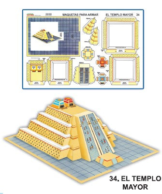 MODELO MAQUETA EL TEMPLO MAYOR