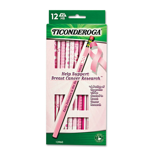 DI LAPIZ TICONDEROGA BREAST CANCER (CJ.12)