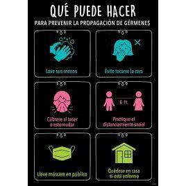 QUE PUEDE HACER PARA PREVENIR GERMENES CHART