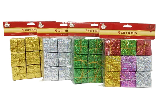 Ornament Gift Box 9pc (5CMX5CM) Ass