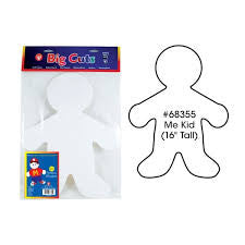 ME KID WHITE CUT-OUT