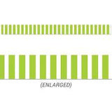 BORDER LIME GREEN BOLD STRIPES