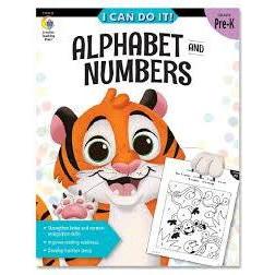 I CAN DO IT! ALPHABET AND NUMBERS PRE-K 56 PAGES
