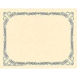 ARABESQUE BLACK BORDER PAPER