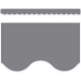 GRAY SCALLOPED BORDER