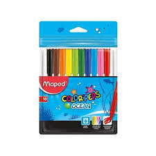OCEAN COLORS FINE MARKERS 10