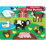 PETS PEG PUZZLE - 8 PIECES