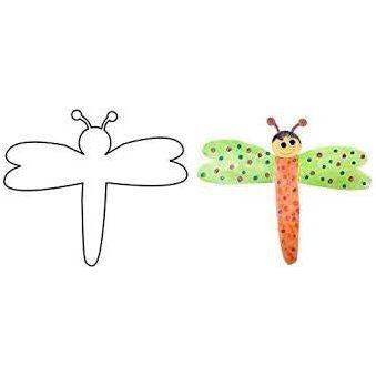 DRAGONFLY SHAPES CUT OUT