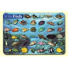 FRESH WATER FISH PLACEMAT 17.5''X12''