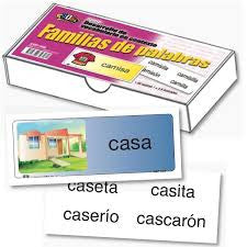 FAMILIAS DE PALABRAS TARJETAS