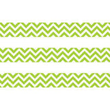 LIME GREEN CHEVRON BORDER