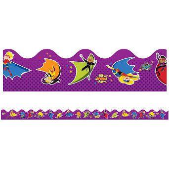 BORDER SCALLOPED SUPER KIDS