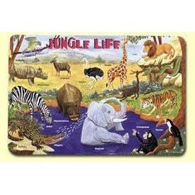 JUNGLE LIFE PLACEMAT 17.5''X12''