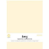 PAPER PAD CARDSTOCK SMOOTH IVORY 8.5X11'' 50 SHEET