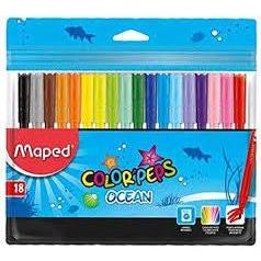 OCEAN COLOR PEPS FINE MARKERS 18