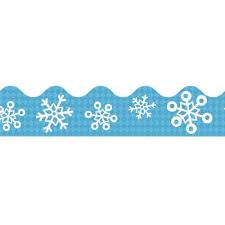 BORDERS SCALLOPED SNOWFLAKE