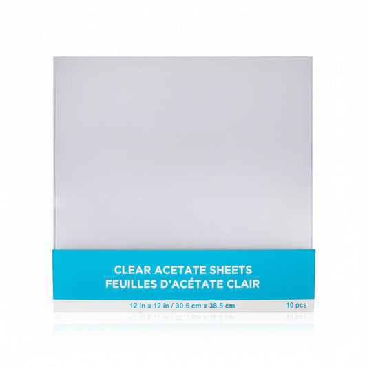 Acetate Paper Clear 12x12 12pcs - JA Riollano