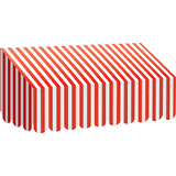 RED & WHITE STRIPES AWNING