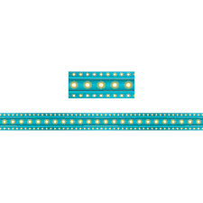 LIGHT BLUE MARQUEE STRAIGHT BORDER