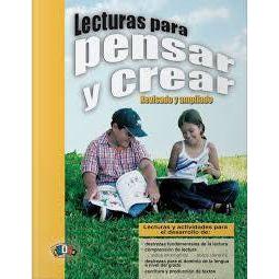 LIBRO LECTURA PARA PENSAR Y CREAR