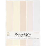 PAPER PAD CARDSTOCK SMOOTH WHITES 8.5X11'' 50SHEET