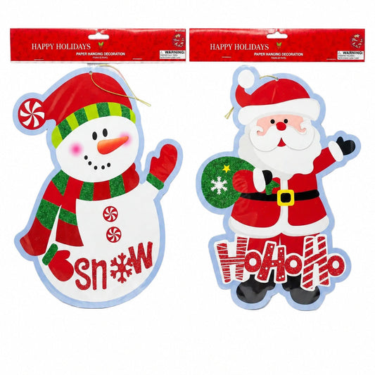 Christmas Decoration Hanging Paper