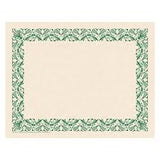ART DECO GREEN BORDER PAPER