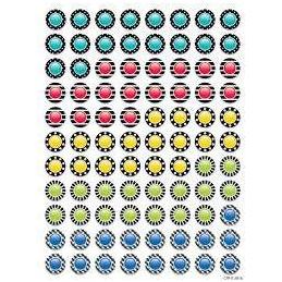 BOLD & BRIGHT DAZZLING DOTS HOT SPOTS 800 STICKERS