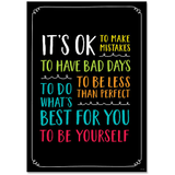 IT'S OK TO... CORE DECOR INSPIRE U POSTERS