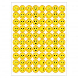 EMOTION STICKERS ½" 240 PC