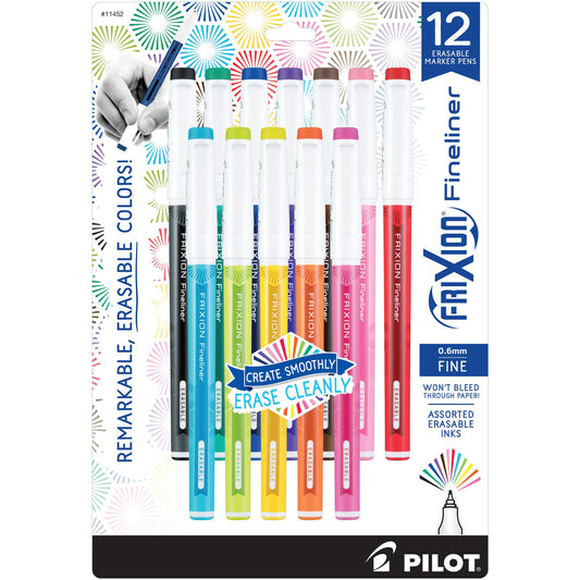 FRIXIOM FINELINER ASSORTED COLORS FINE PQ.12