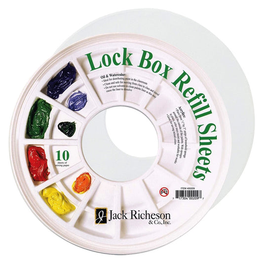 LOCK BOX PALETTE PAPER REFILLS 10 SHEET PACK