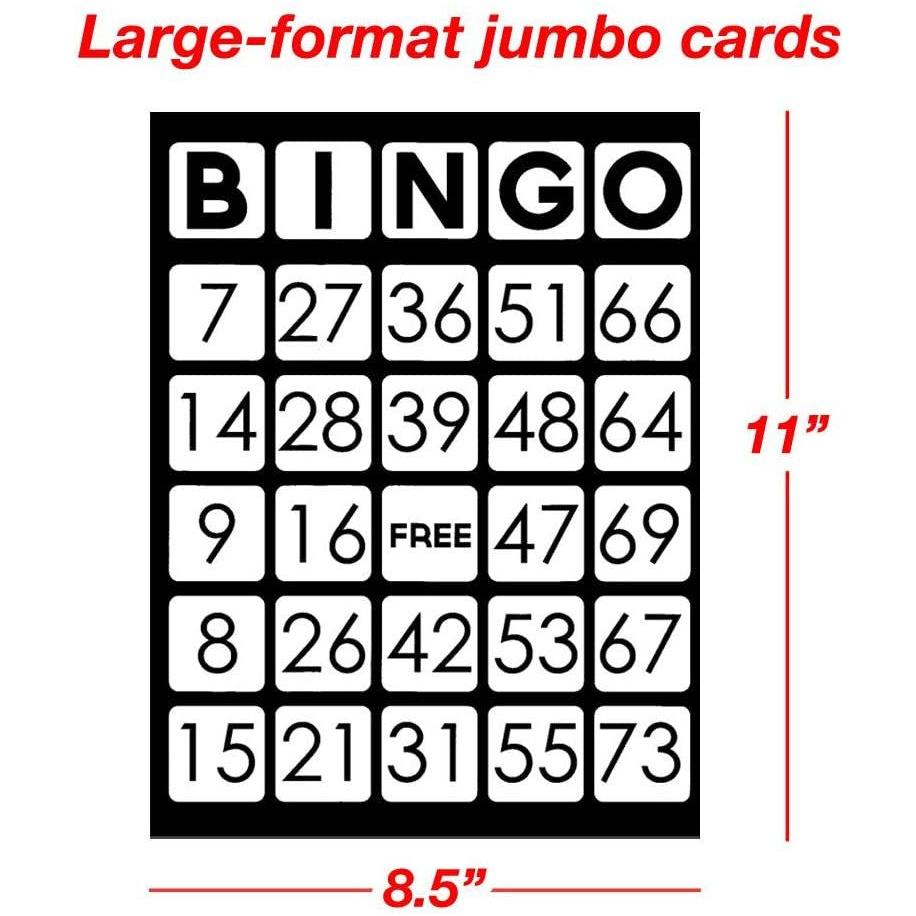 READERS JUMBO BINGO CARDS PK 25