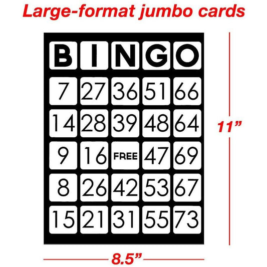READERS JUMBO BINGO CARDS PK 25