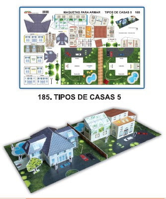 MODELO MAQUETAS TIPOS DE CASAS 5
