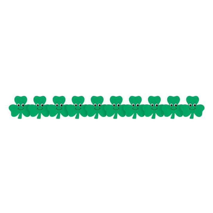 HAPPY SHAMROCKS CLASSROOM BORDER
