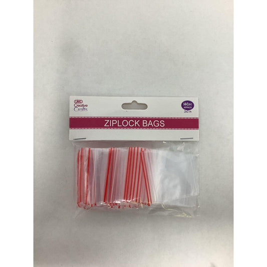 ZIP LOCK POLYBAGS 2" X 2" 140PCS/PK