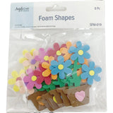 FLOWERS FOAM SHAPES 6 PC