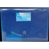 EXP FILE LETTER PLASTIC CLEAR 13-POCKETS