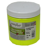 FINGER PAINT FLUORESCENT YELLOW