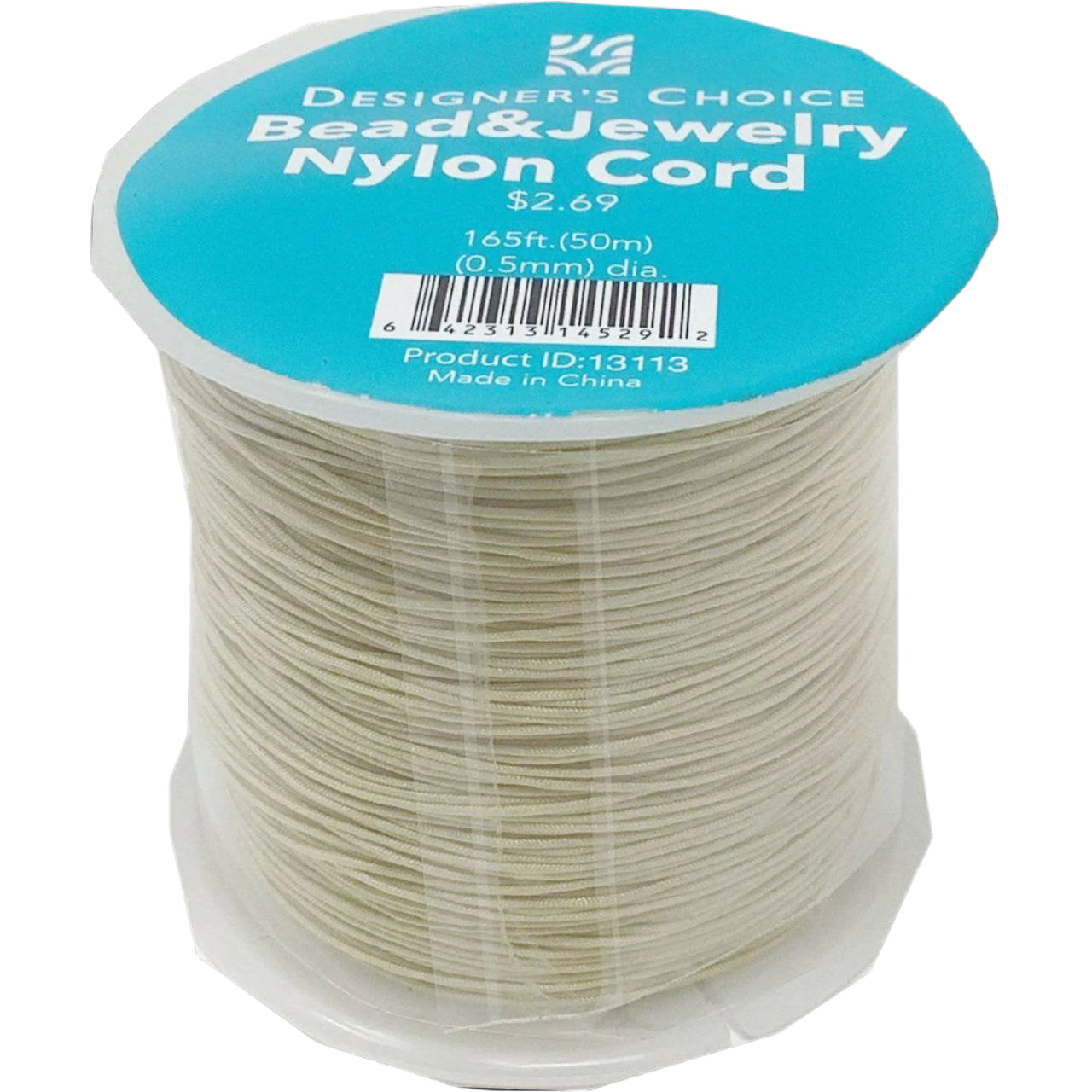 NYLON CORD SPOOL CREAM 165FT
