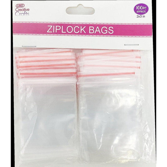 ZIP LOCK POLYBAGS 2" X 3" 100PCS/PK