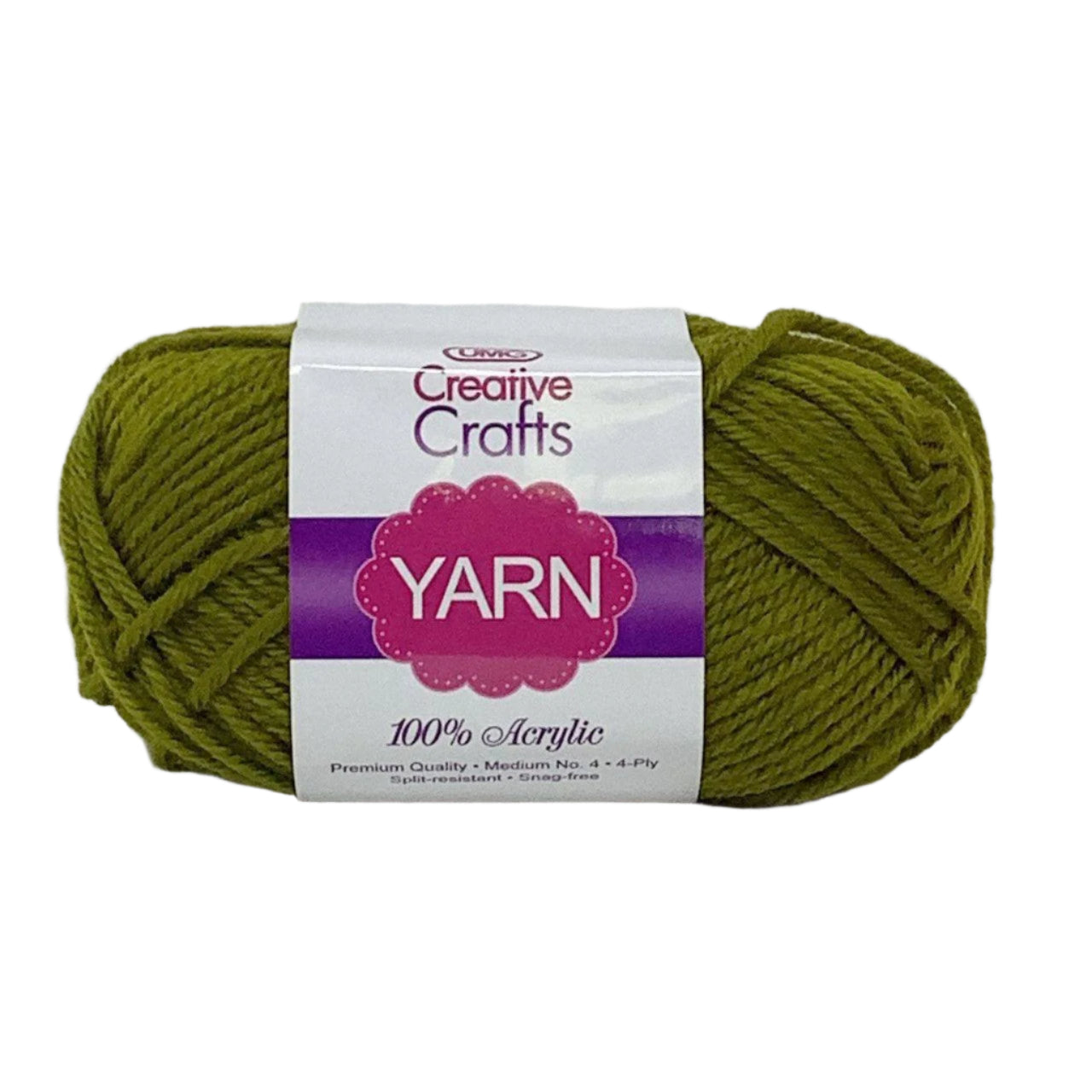 YARN ACRYLIC OLIVE GREEN 2OZ