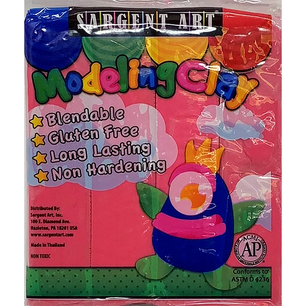 PLASTILINA ROSADA 1 LB