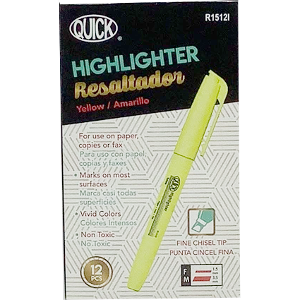 HIGHLIGHTER YELLOW CJ.12