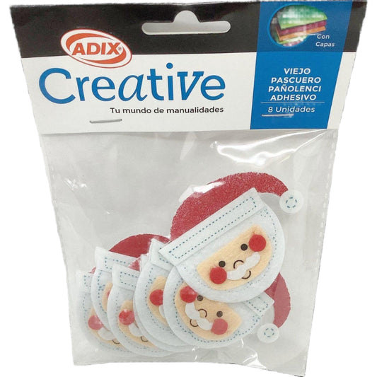 VIEJOS PASCUEROS DE FIELTRO ADHESIVO 8PCS