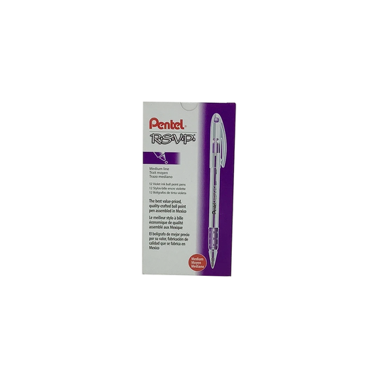RSVP PEN MED VIOLET (CJ.12)