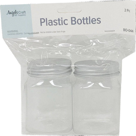 PLASTIC BOTTLE 6.1CM X 8.8CM 2 PC